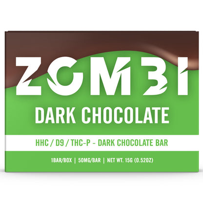 dark chocolate zombi dark chocolate bar 50mg