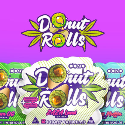 dozo donut rolls live rosin pre rolls