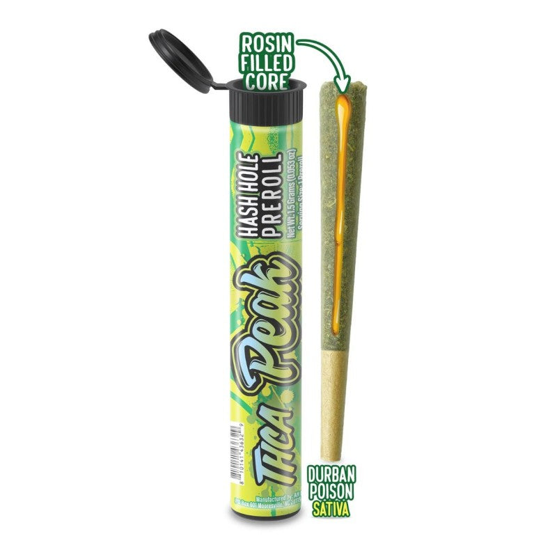 durban poison peak thca hash hole preroll