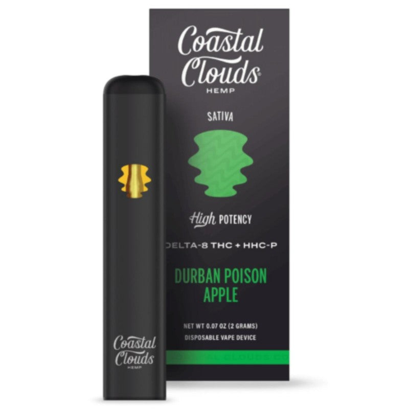 durban poison apple coastal clouds d8 thc 2g