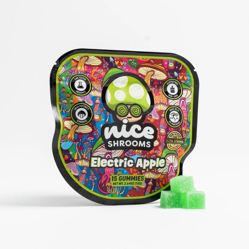 electric apple nice shrooms mushroom gummies