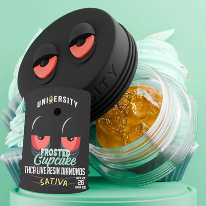 frosted cupcake university live resin thca dab
