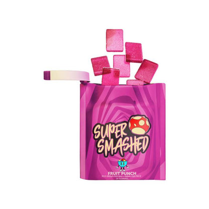 fruit punch super smashed mushroom gummies