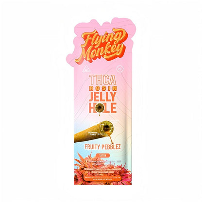 fruity pebblez flying monkey jelly hole thca pre-rolls