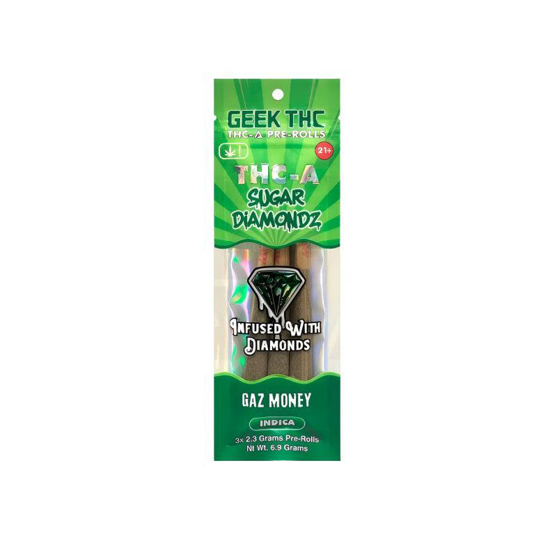 gaz money geek thc a sugar dismondz preroll