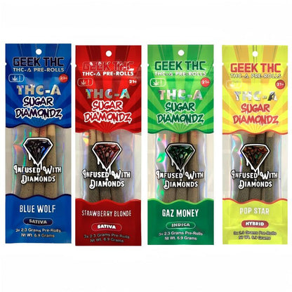 geek thc a sugar dismondz preroll