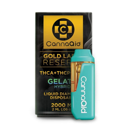 gelato hybrid cannaaid thca gold reserve blend disposable