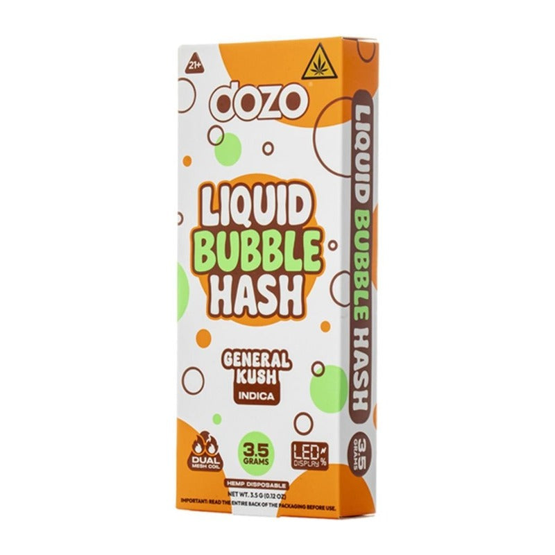 general kush dozo liquid bubble hash disposable