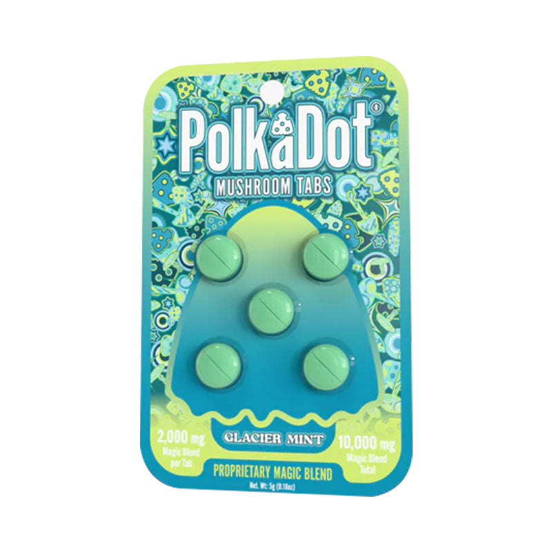 glacier mint polkadot mushroom tablets