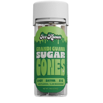 grandi guava ice kream sugar cones preroll