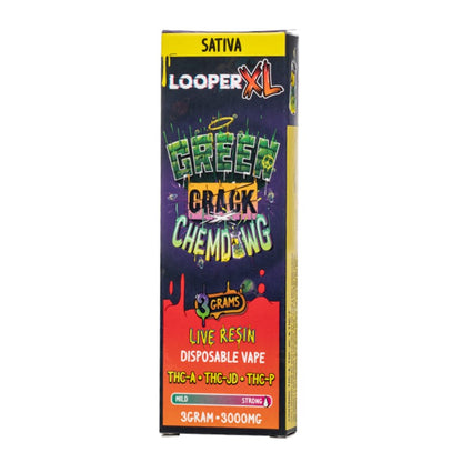 green crack chemdawg looper xl live resin 3g