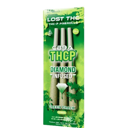 green crack lost thc diamond pre roll