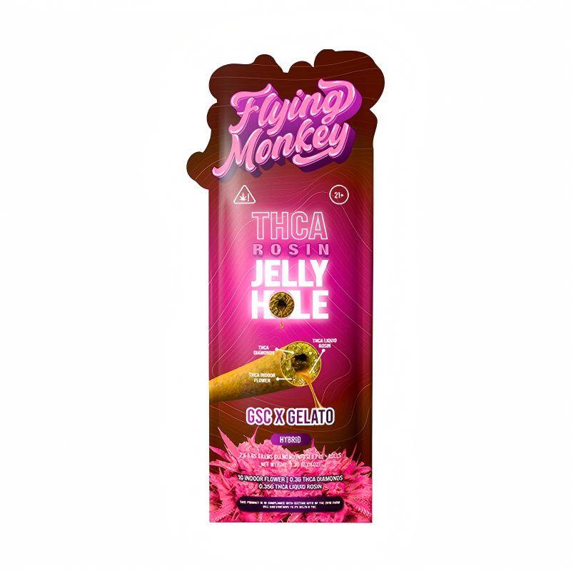 gsc x gelato flying monkey jelly hole thca pre-rolls