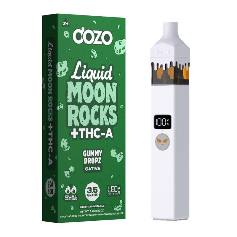 gummy dropz dozo thca liquid moon rock disposable