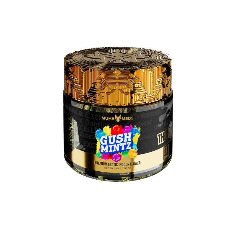 gush mintz muha meds thca flower jar