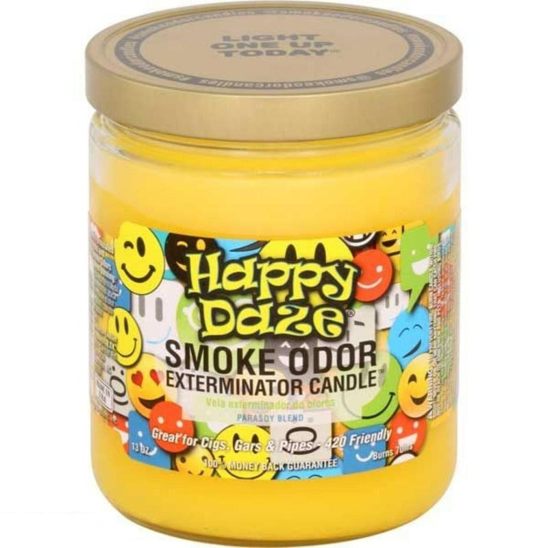 happy daze smoke odor 13oz candle