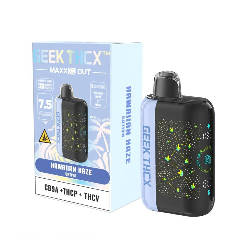 hawaiian haze sativa geek thcx maxxout cb9a thcp thcv