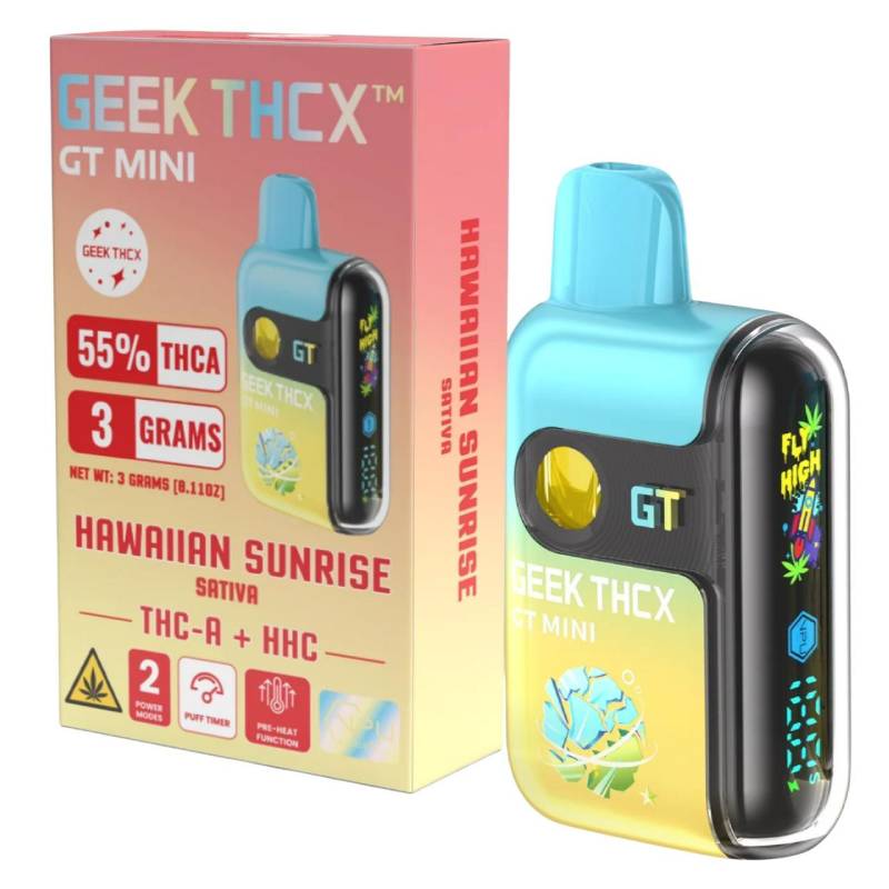 hawaiian sunrise geek thcx gt mini thca hhc 3g