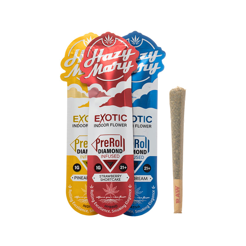 hazy mary exotic infused preroll