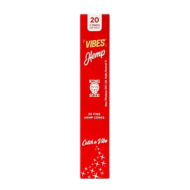 hemp vibes king size cones 20 ct