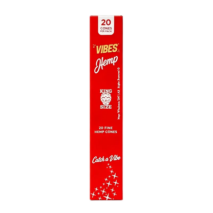 hemp vibes king size cones 20 ct