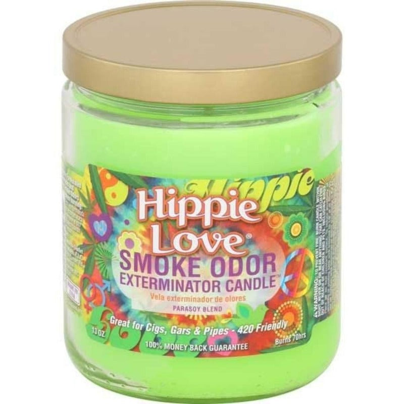 hippie love smoke odor 13oz candle