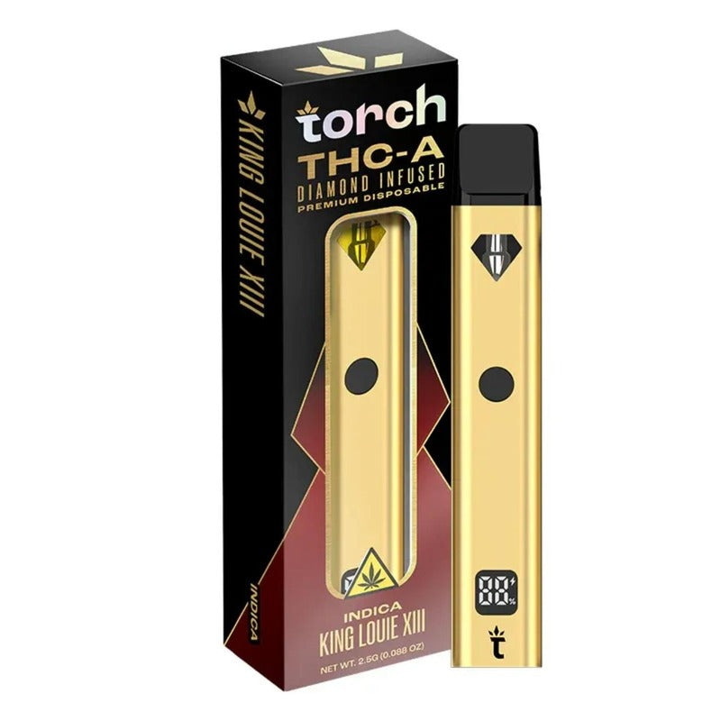 king louis xlll torch thca diamond infused premium disposable 2.5g