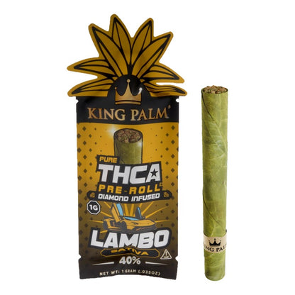 lambo king palm thca pre roll 1g