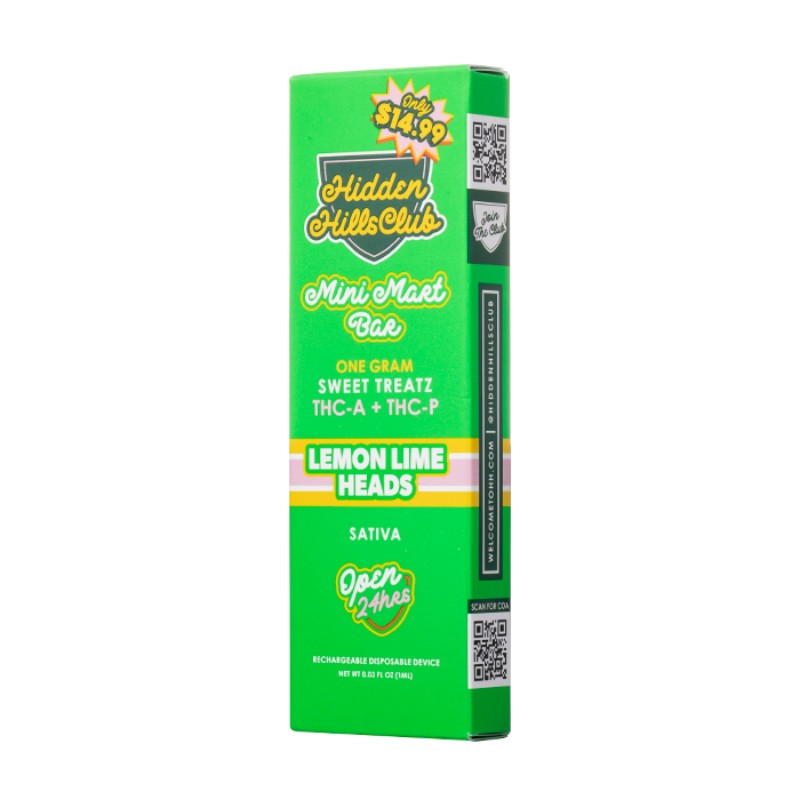 lemon lime heads hidden hills sweet 1g