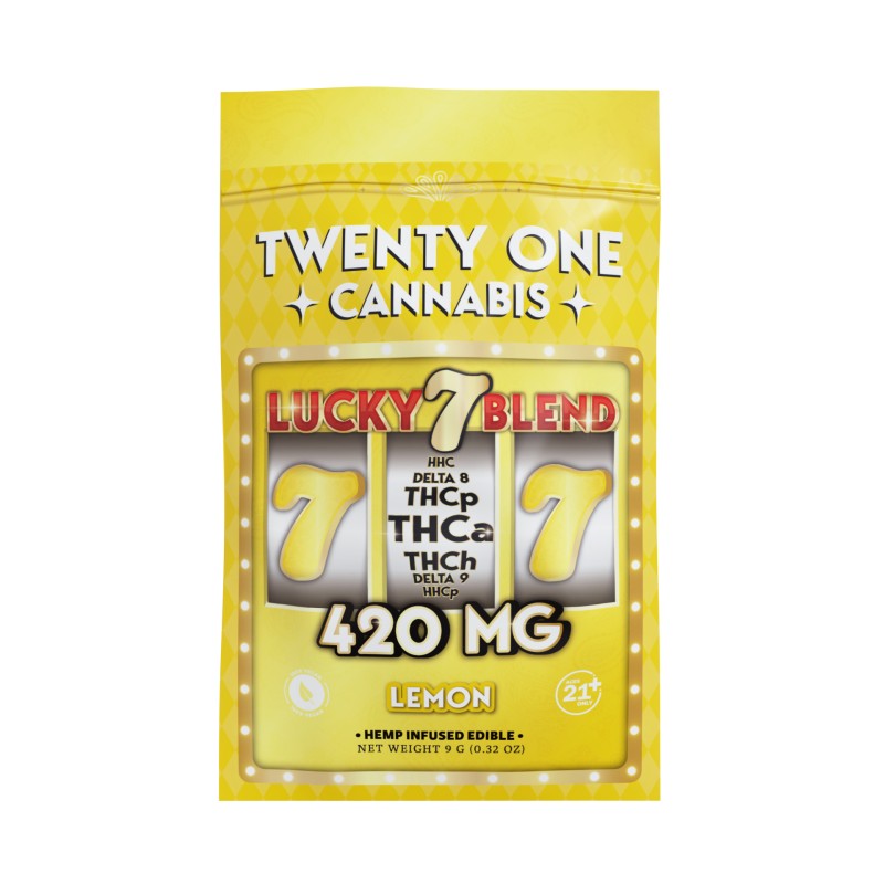 lemon twenty one lucky 7 gummies