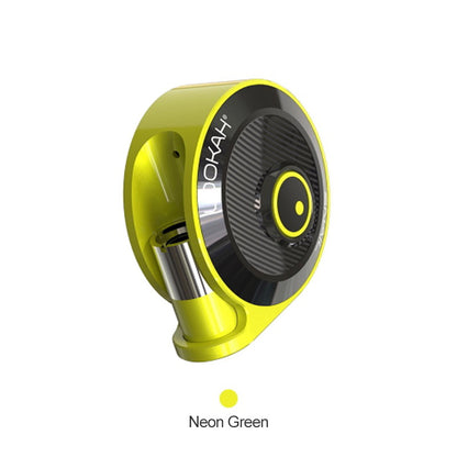 neon green lookah snail vaporizer
