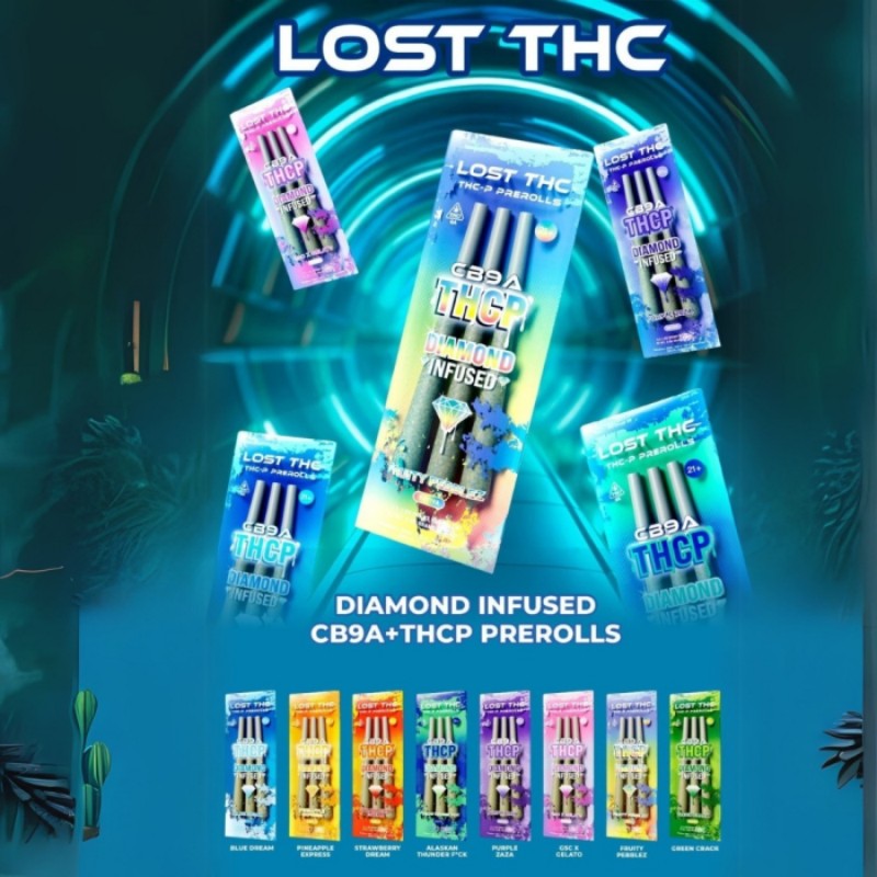 lost thc diamond pre roll-1