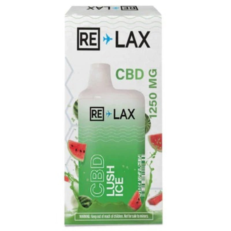 lush ice relax cbd disposable 1250mg