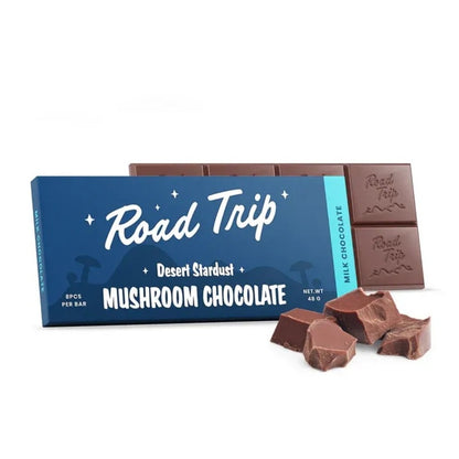 milk chocolate road trip desert stardust mushroom chocolate