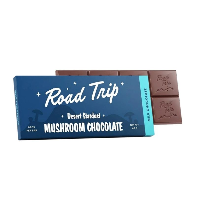 milk chocolate road trip desert stardust mushroom chocolates