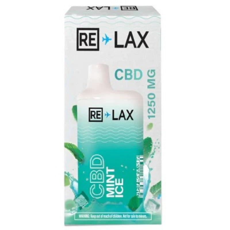 mint ice relax cbd disposable 1250mg