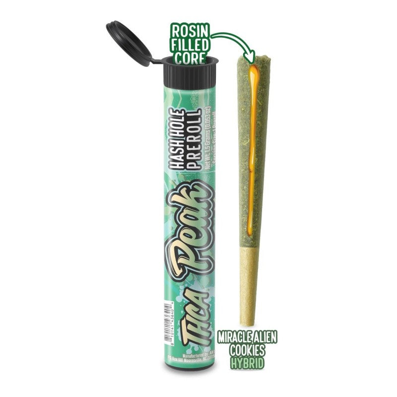 mirale alien cookies peak thca hash hole preroll