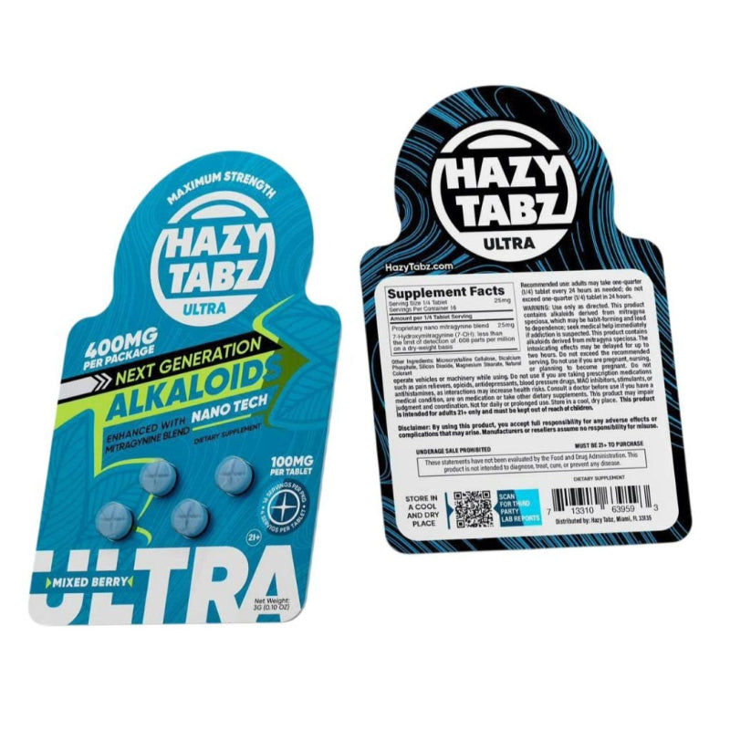 mixed berry hazy tabz ultra next gen alkaloid tablet 400mg