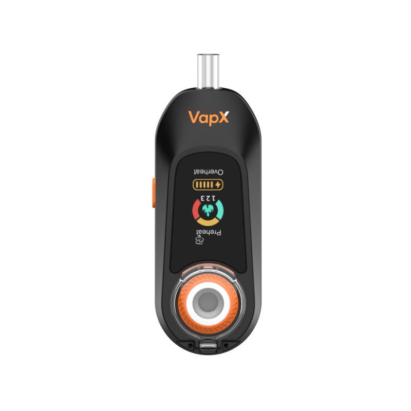 orange vapx reusable magic bean dabbing kit