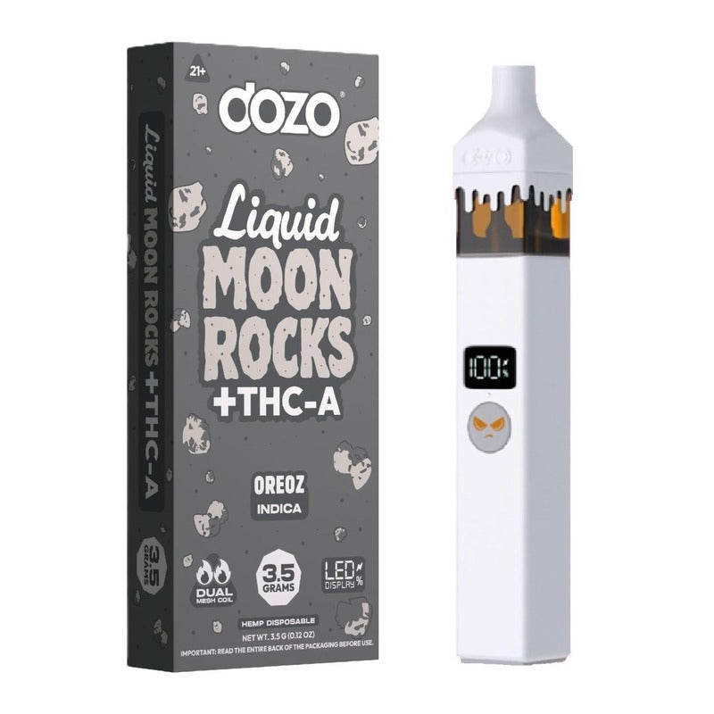 oreoz dozo thca liquid moon rock disposable