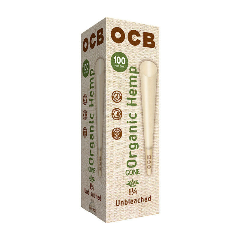 organic hemp 114 100ct ocb cones tower