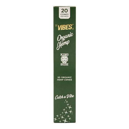 organic hemp vibes king size cones 20 ct