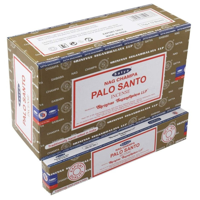 palo santo satya nag champa incense