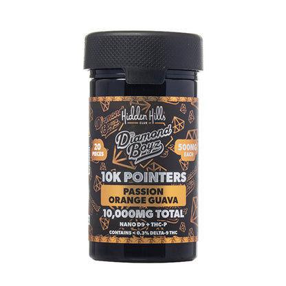 passion orange guava hidden hills diamond boyz pointers gummies