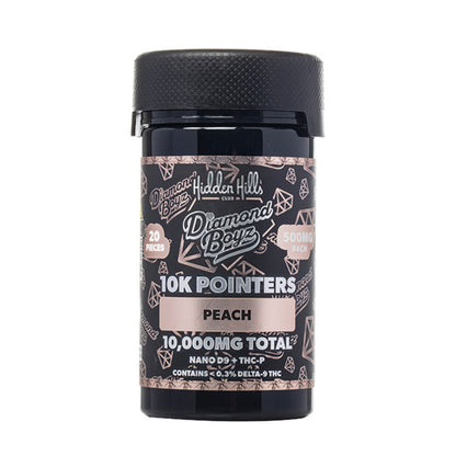 peach hidden hills diamond boyz pointers gummies