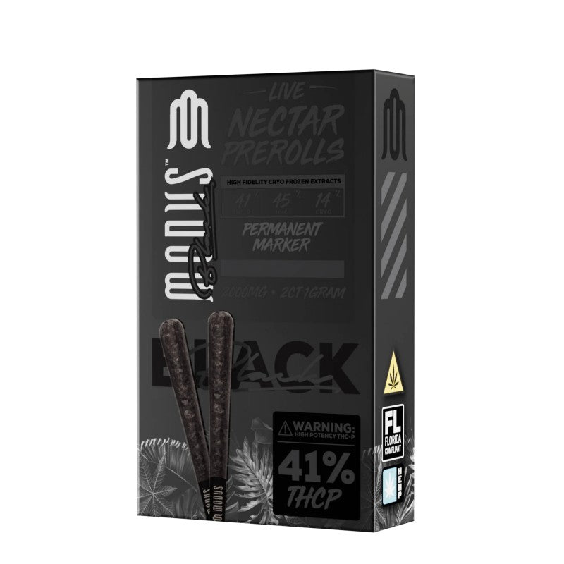 permanent marker modus black pre roll 2g