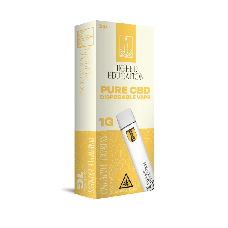 pineapple express higher education pure cbd disposable