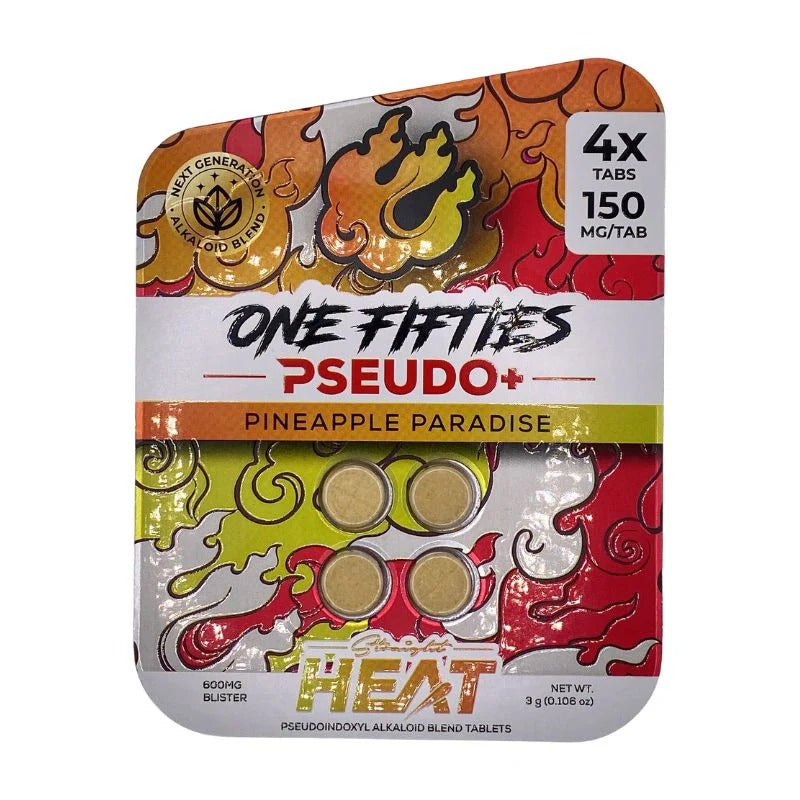 pineapple paradise straight heat pseudo one fifties tabs 150mg 4ct