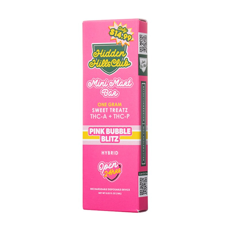 pink bubble blize hidden hills sweet 1g