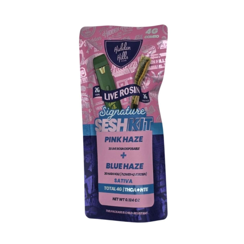 pink haze blue haze hidden hills signature thca sesh kit